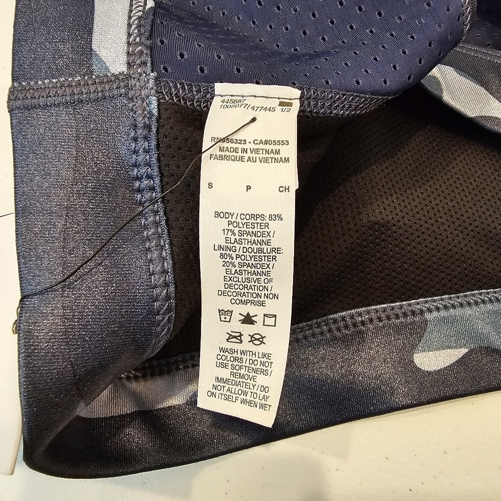 Nike Dri-fit Swoosh Bra Women's Size Small Navy NWT Racer Back Workout Gym - Picture 5 of 7